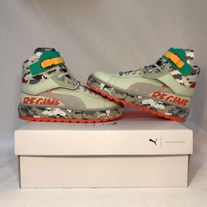 PUMA x Atelier New Regime Ren Boot Camo Shoes RARE
